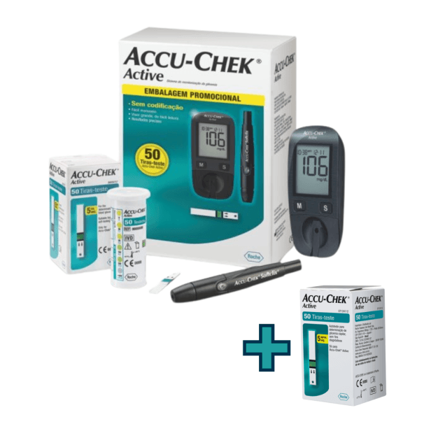 1 Monitor Active com 50 Tiras + 1cx de Tiras Active 50